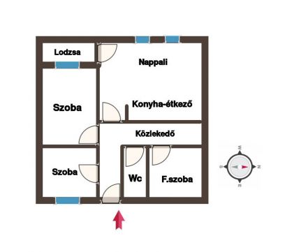Kiadó Lakás 4025 Debrecen Belváros újépítésű társasházában