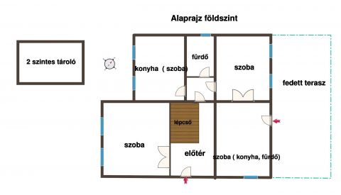 Eladó Ház 1028 Budapest 2. kerület Hidegkúti úton,2 szintes,N+5 hálós ház,nagy telken,autóbeáll