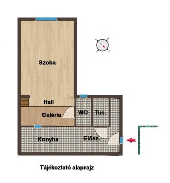 Eladó Lakás 1078 Budapest 7. kerület Urban jungle házban felújított lakás eladó